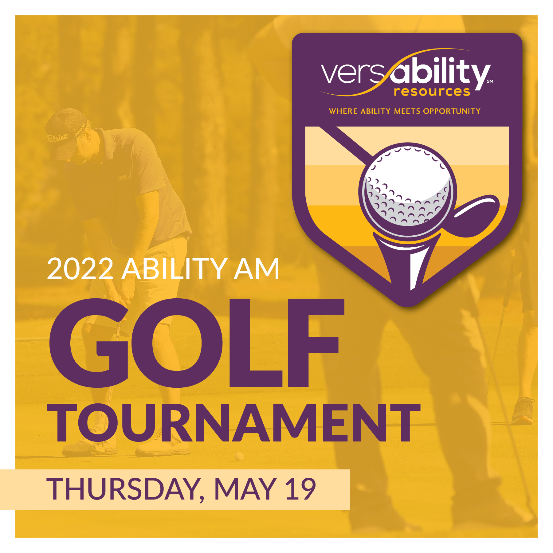 VersAbility Resources Seeking Sponsors and Golfers for May Fundraiser
