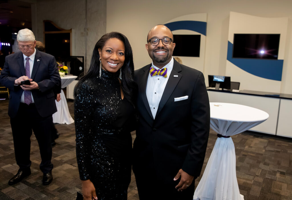 Two VersAbility leaders posing together at the 2025 Gala fundraising event