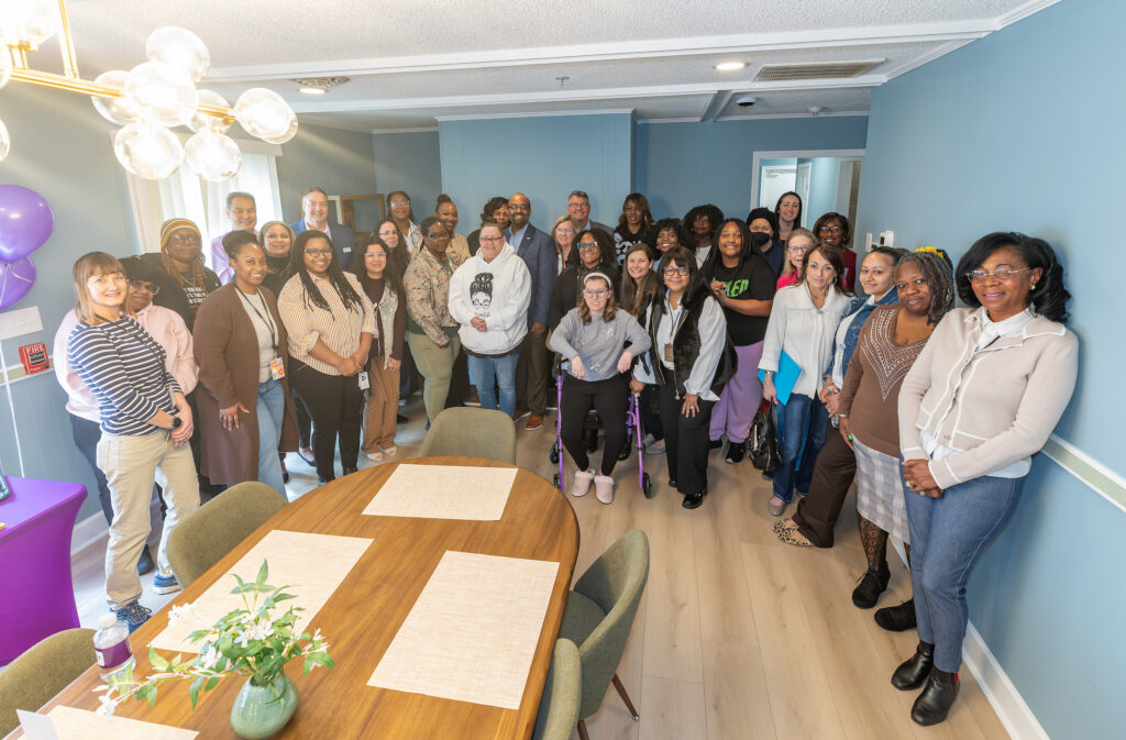 Ribbon cutting celebration for the newly renovated VersAbility community living home on Cloverleaf Lane in Newport News Tuesday March 24, 2026.